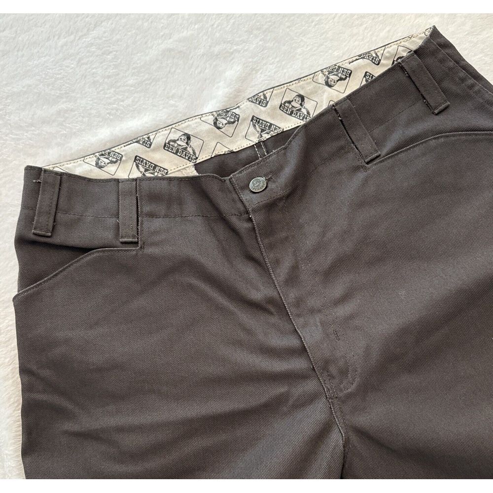 NEW Ben Davis 36 DARK GRAY Gorilla Cut - Wide Leg Baggy Grunge Skater Mens Denim - Picture 2 of 10